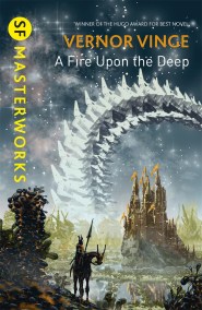 SF masterworks cover of A Fire Upon the Deep